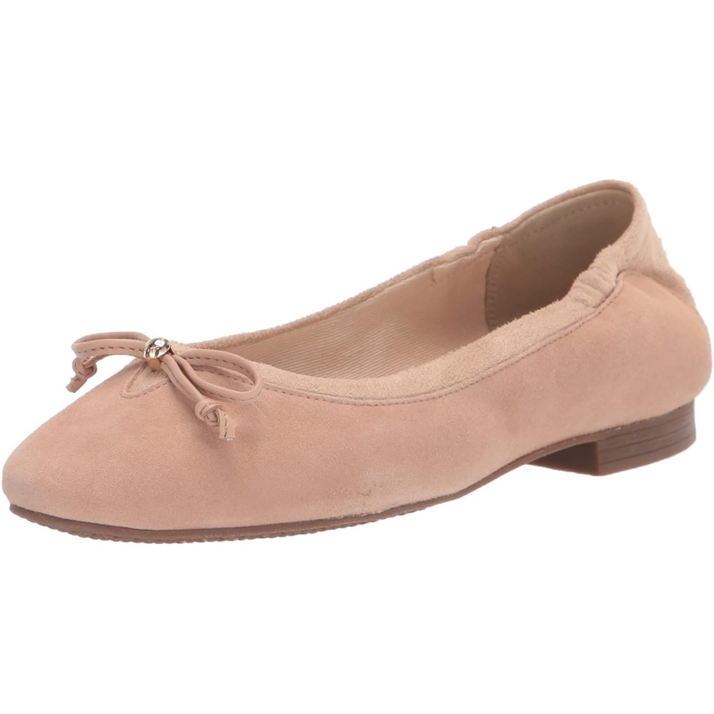 Cole Haan Keira Blush Pink Suede Flats